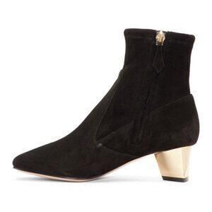 Nicholas Kirkwood Women’s Suede Prism Ankle Boots Black EU35.5